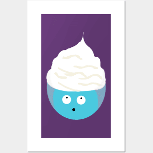 Ice cream head Posters and Art
